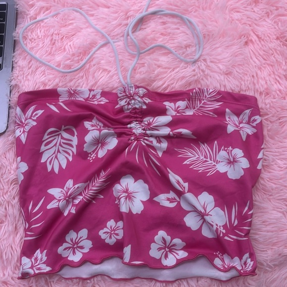 Pink tube top tank - Picture 1 of 1